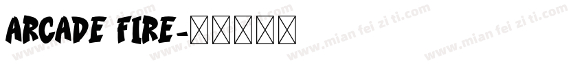 Arcade Fire字体转换